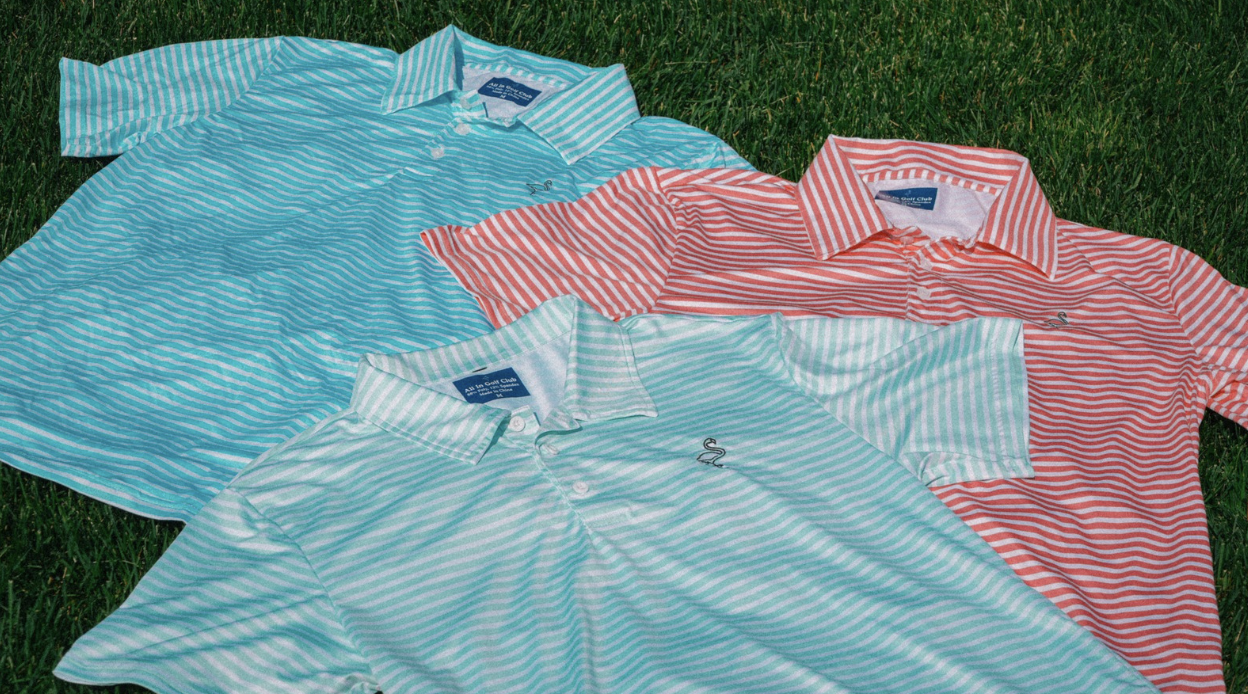 All In Golf Club polos
